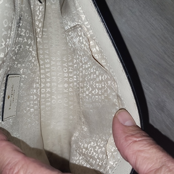 Kate Spade Black and Cream Crossbody Bag - Picture 4 of 10